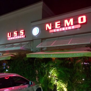 USS Nemo Restaurant - Storefront at night, fun! - Asian Fusion Near Me - Naples, Florida USS Nemo Restaurant - Storefront at night, fun! - Asian Fusion Near Me - Naples, Florida