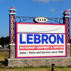 Lebron Restaurant Equipment and Supply - Store Sign