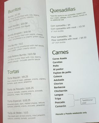 Menu photo 5 Luis's Taqueria Woodburn, OR Menu photo 5 Luis's Taqueria Woodburn, OR