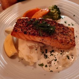 Everything crusted salmon Everything crusted salmon
