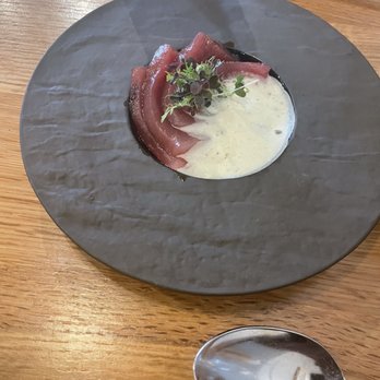 Rooster & Owl - Ahi tuna starter. Needs salt. - New American Near Me - Washington, DC, District of Columbia