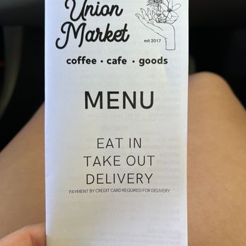The Union Market - menu - Coffee & Tea Near Me - Tuckerton, New Jersey The Union Market - menu - Coffee & Tea Near Me - Tuckerton, New Jersey