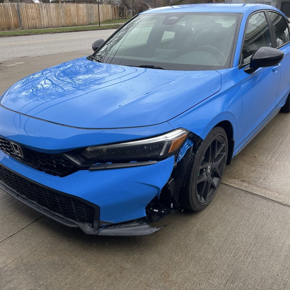 Second To None Auto Body & Frame - Before and after. They did such a phenomenal job. Everything matches and lines up perfectly. I'm 100% pleased of their work. - Body Shops Near Me - Cleveland, Ohio Second To None Auto Body & Frame - Before and after. They did such a phenomenal job. Everything matches and lines up perfectly. I'm 100% pleased of their work. - Body Shops Near Me - Cleveland, Ohio