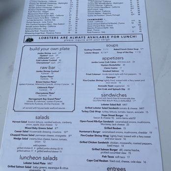 The Lobster Pot - Menu - Seafood Near Me - Bristol, Rhode Island The Lobster Pot - Menu - Seafood Near Me - Bristol, Rhode Island