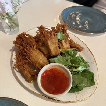 Osha Thai Kitchen - Fried Enoki Mushrooms - Thai Near Me - Houston, Texas