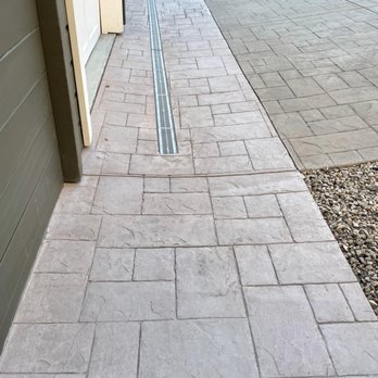 Sione's Concrete Construction - Replaced bottom of the driveway and drain - Landscaping Near Me - San Carlos, California