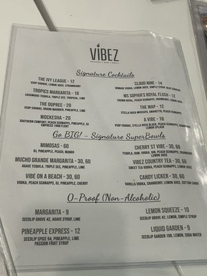 Menu photo 4 Vibez Macon, GA