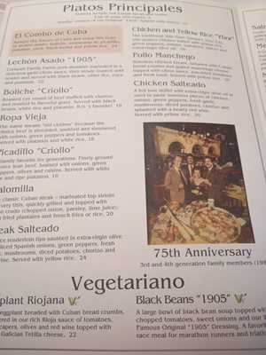 Menu photo 7 Columbia Restaurant Clearwater Beach, FL Menu photo 7 Columbia Restaurant Clearwater Beach, FL