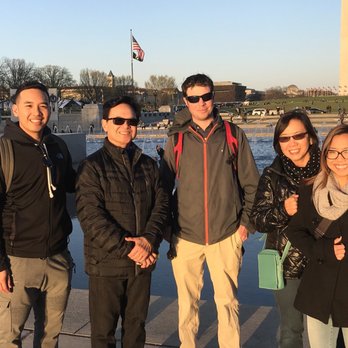 Trip Hacks DC Tours - At the end of our tour at the World War II Memorial with our tour guide, Rob from Trip Hacks DC. - Walking Tours Near Me