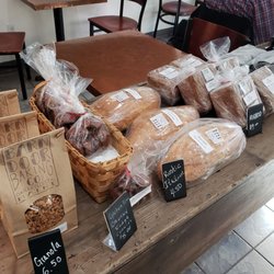 Sherman's Maine Coast Book Shops & Café - Baked goods in display case