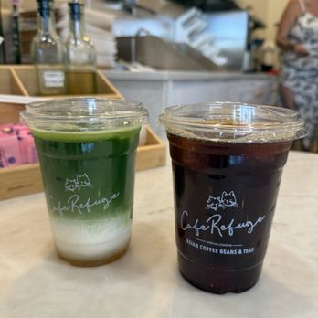 Cafe Refuge - Honey matcha and iced pourover - Coffee & Tea Near Me - Costa Mesa, California Cafe Refuge - Honey matcha and iced pourover - Coffee & Tea Near Me - Costa Mesa, California