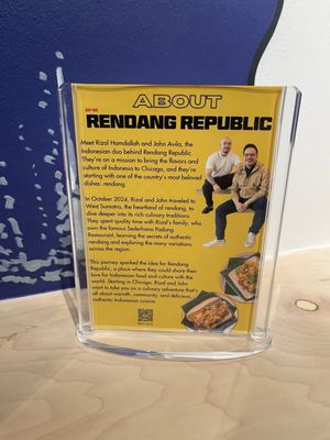 Menu photo 3 Rendang Republic Chicago, IL