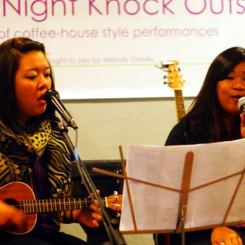 Friday Night Knock Outs - Michelle Jung and Esther Eco performing at Melody Ybona Gawliu 's event - FNKO (11/12/10) - Music Venues Near Me - Daly City, California Friday Night Knock Outs - Michelle Jung and Esther Eco performing at Melody Ybona Gawliu 's event - FNKO (11/12/10) - Music Venues Near Me - Daly City, California