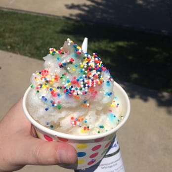 SnoWhat Snoballs - Cake batter - Shaved Ice Near Me - Louisville, Kentucky
