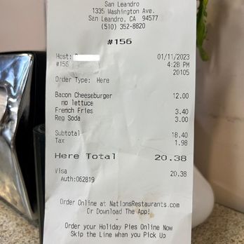 Nation's Giant Hamburgers - Burgers Near Me - San Leandro, California Nation's Giant Hamburgers - Burgers Near Me - San Leandro, California