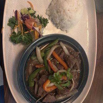 Siam Thai Cuisine - Beef and H6. Stir Fried Beef with Garlic and Pepper Sauce - Thai Near Me - Pensacola, Florida Siam Thai Cuisine - Beef and H6. Stir Fried Beef with Garlic and Pepper Sauce - Thai Near Me - Pensacola, Florida