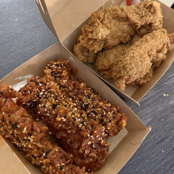 Fuku - Sweet and spicy & regular tenders - Salad Near Me - Coral Gables, Florida Fuku - Sweet and spicy & regular tenders - Salad Near Me - Coral Gables, Florida