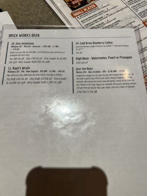 Menu photo 3 Brick Works Brewing & Eats Millsboro, DE