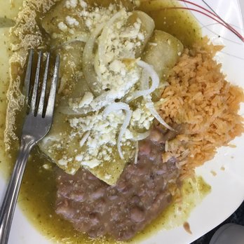 Lola's Kitchen - #2 chicken enchilada verde - tangy goodness! - Mexican Near Me - Barstow, California