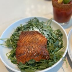 White Horse Spirits and Kitchen - Arugula Salad with Salmon