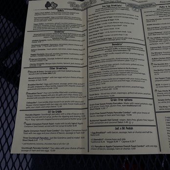 Two Chicks - Menu - Breakfast & Brunch Near Me - Reno, Nevada Two Chicks - Menu - Breakfast & Brunch Near Me - Reno, Nevada