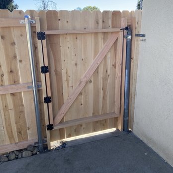 Villa Fencing - Back view of the walk-in gate - Fences & Gates Near Me Villa Fencing - Back view of the walk-in gate - Fences & Gates Near Me