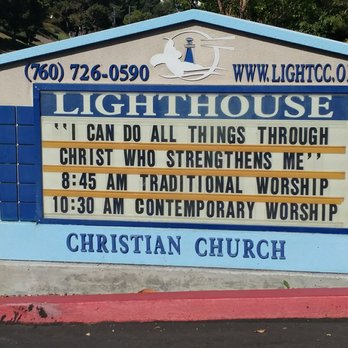 Lighthouse Christian Church - Lighthouse Christian Church of Oceanside CA - New service times as of fall 2017 - 8:45 AM Traditional Worship 10:30 AM Contemporary Worship - Churches Near Me - Oceanside, California Lighthouse Christian Church - Lighthouse Christian Church of Oceanside CA - New service times as of fall 2017 - 8:45 AM Traditional Worship 10:30 AM Contemporary Worship - Churches Near Me - Oceanside, California