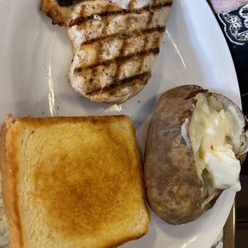 G & D Steakhouse - Chicken filet with baked potato and Texas toast - Steakhouses Near Me - Columbia, Missouri G & D Steakhouse - Chicken filet with baked potato and Texas toast - Steakhouses Near Me - Columbia, Missouri