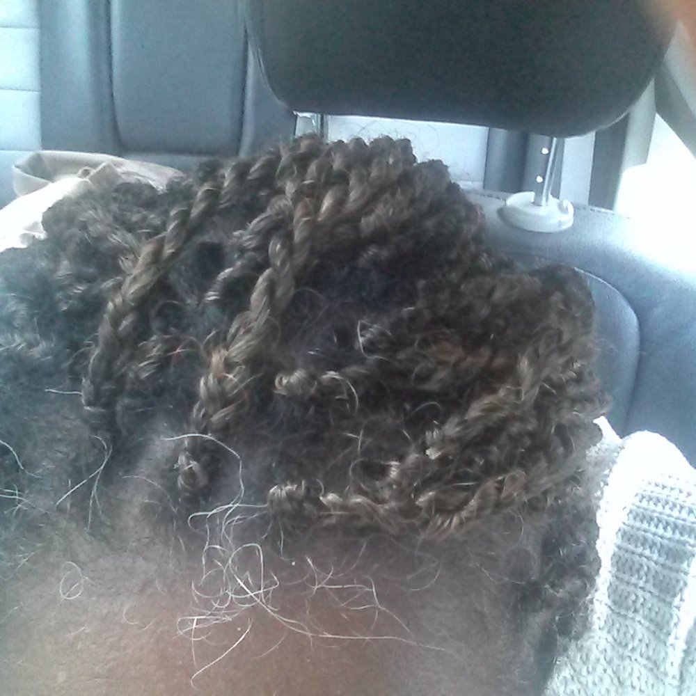 Exactly one week old twists. Exactly one week old twists.