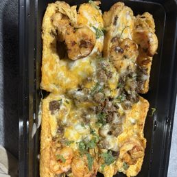 SURF IN TURF EGGROLLS ALL SAUCES ON THE SIDE THIS IS A VERY FULLFILLING DISH I HAVENT BEEN DISAPPOINTED YET SURF IN TURF EGGROLLS ALL SAUCES ON THE SIDE THIS IS A VERY FULLFILLING DISH I HAVENT BEEN DISAPPOINTED YET