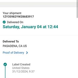 Track number to show it's true