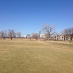 Dodge Riverside Golf Club - Nice city view from the course