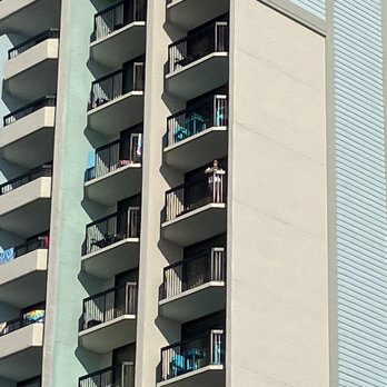 Compass Cove Resort - Waving hi to my wife from the beach! - Resorts Near Me - Myrtle Beach, South Carolina