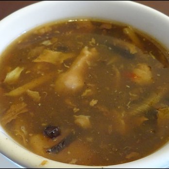 Bambu Garden - The "Soup of the Day" today was "Hot and Sour" soup, which is absolutely my favorite soup, when is comes to Chinese cuisine! - Chinese Near Me - Roseville, California