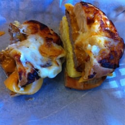 Turkey-sausage & Cheddar Sandwich