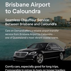 Cars on Demand - Airport tocaloudra