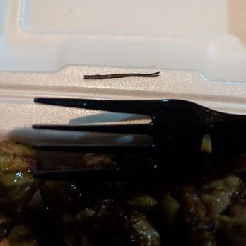 Panda Express - Foreign plastic in food - Fast Food Near Me - Cypress, California Panda Express - Foreign plastic in food - Fast Food Near Me - Cypress, California