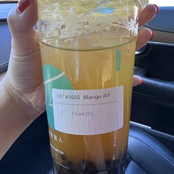 T4 - Mango Royal Tea is all syrup. That's all you taste - Bubble Tea Near Me - Beaverton, Oregon