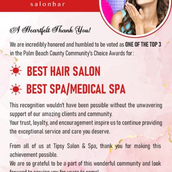 Tipsy Salon & Spa - Day Spas Near Me - Jupiter, Florida Tipsy Salon & Spa - Day Spas Near Me - Jupiter, Florida