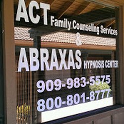 ACT Family Counseling - Ontario location. Only office to provide Hypnosis Therapy.