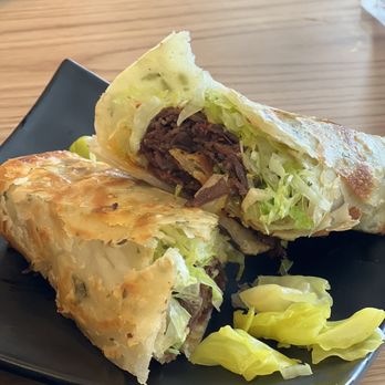 Dough Zone Dumpling House - Midtown - Beef Pancake Rolls - Noodles Near Me - Houston, Texas