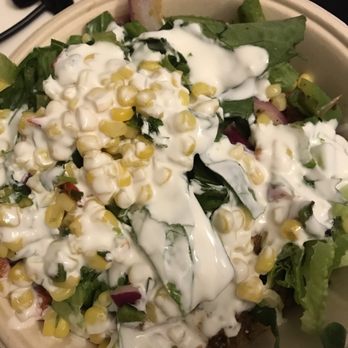 QDOBA Mexican Eats - Steak burrito bowl with too much sour cream - Mexican Near Me - Edison, New Jersey