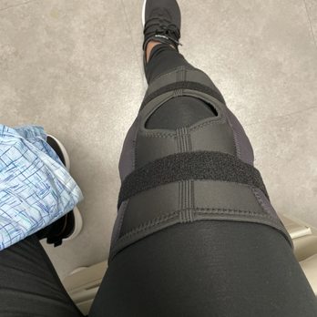 Good Life Chiropractic - Knee brace received from Urgent care for my very likely meniscus tear. - Chiropractors Near Me - Campbell, California