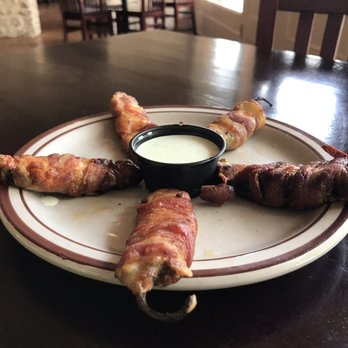 The Chop House - Stuffed Jalapeños. There are 6, but my girlfriend snagged one before I could take the pic. - American Near Me - Hico, Texas The Chop House - Stuffed Jalapeños. There are 6, but my girlfriend snagged one before I could take the pic. - American Near Me - Hico, Texas