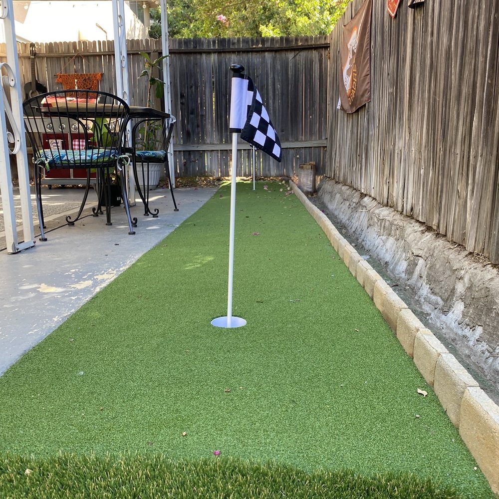 Two-hole Putting Green installed by NuWave