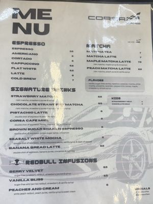 Menu photo 2 Corsa Coffee Las Vegas, NV Menu photo 2 Corsa Coffee Las Vegas, NV