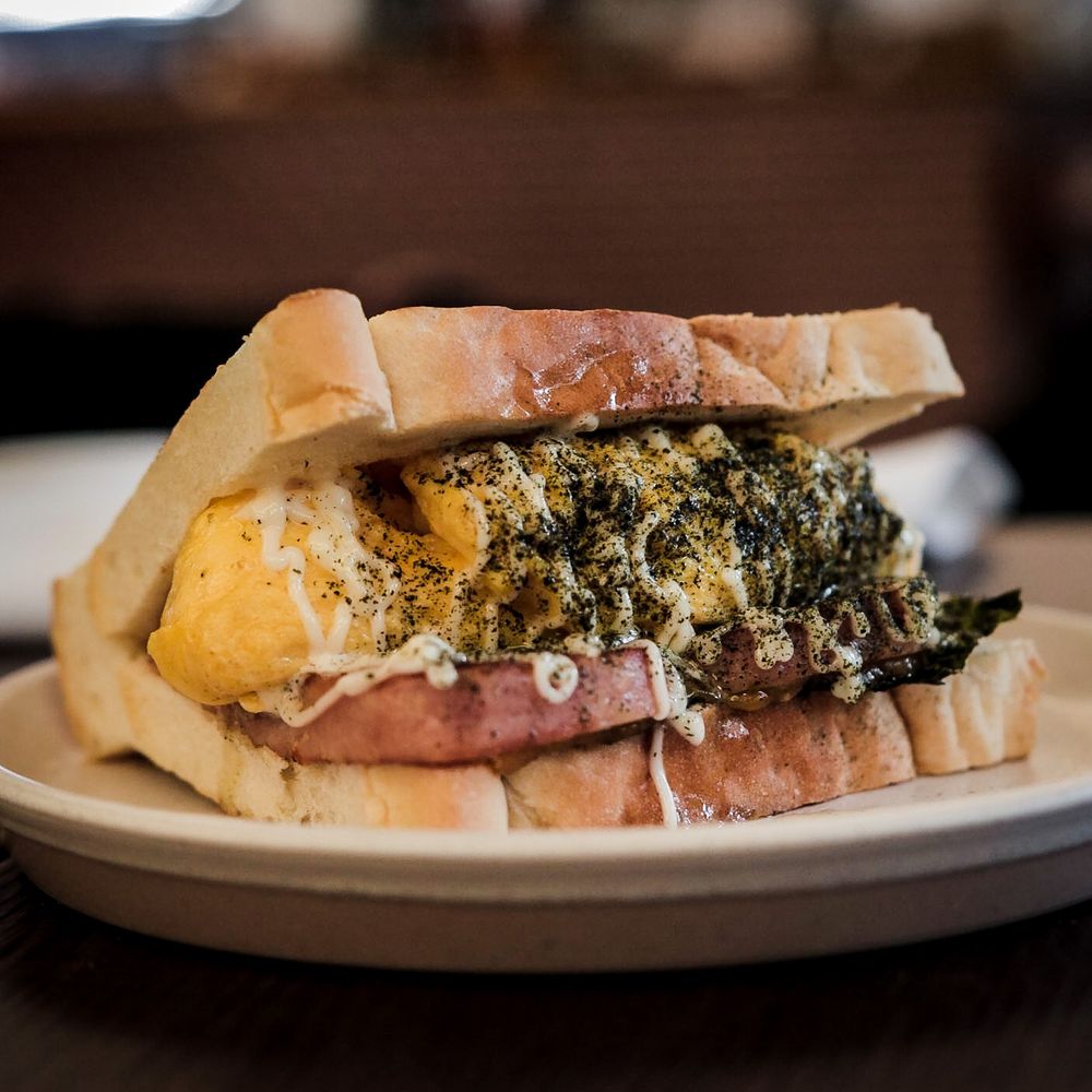 Bread x Butter Cafe - Hawaiian Luau egg toast - Cafes Near Me - Vancouver, British Columbia Bread x Butter Cafe - Hawaiian Luau egg toast - Cafes Near Me - Vancouver, British Columbia