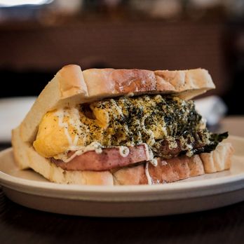 Bread x Butter Cafe - Hawaiian Luau egg toast - Cafes Near Me - Vancouver, British Columbia Bread x Butter Cafe - Hawaiian Luau egg toast - Cafes Near Me - Vancouver, British Columbia