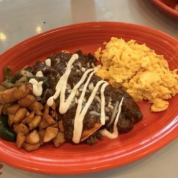 Uno Mas - The first iteration of my brunch enchiladas - Tex-Mex Near Me - Dallas, Texas Uno Mas - The first iteration of my brunch enchiladas - Tex-Mex Near Me - Dallas, Texas