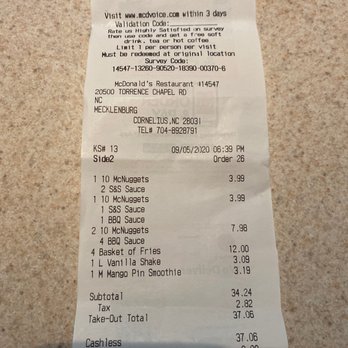 McDonald's - I got home and tasted the fries and they were old as as well as the nuggets. - Fast Food Near Me - Cornelius, North Carolina